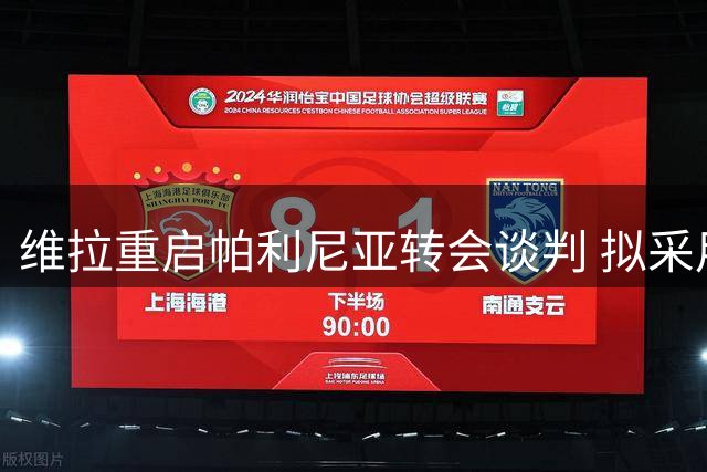 维拉重启帕利尼亚转会谈判 拟采用租借+强制买断方案